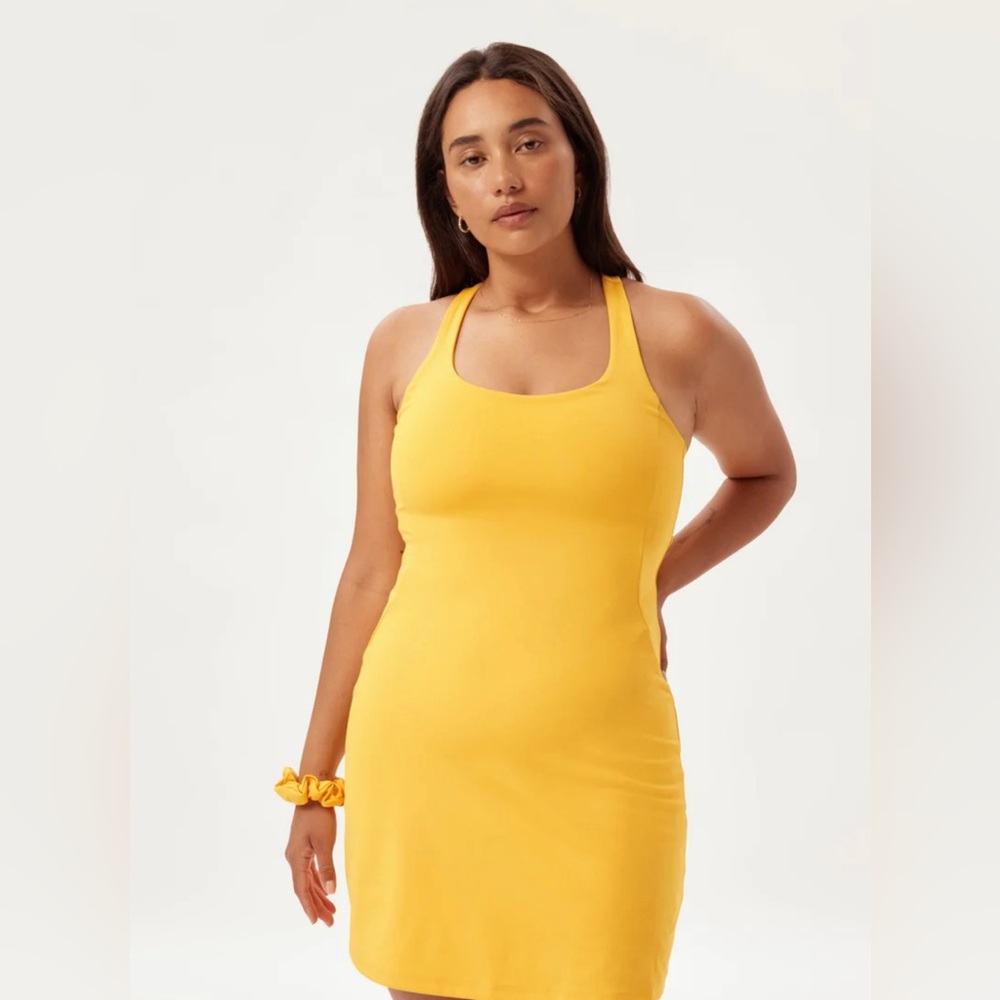 Citrine Paloma Racerback Dress